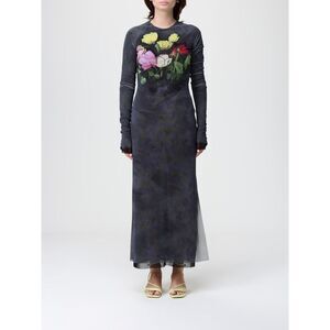 Msgm Dress Woman Charcoal
